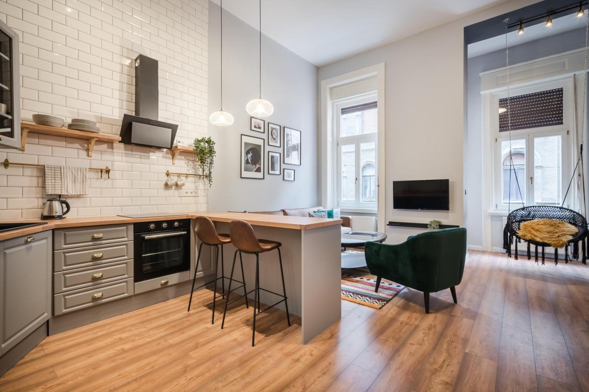 Aradi Chic Apartment Budapest Bagian luar foto
